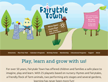 Tablet Screenshot of fairytaletown.org